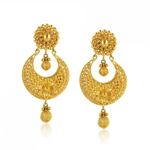 Flower Gold Earrings