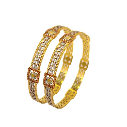 Gold Rhodium Bangles